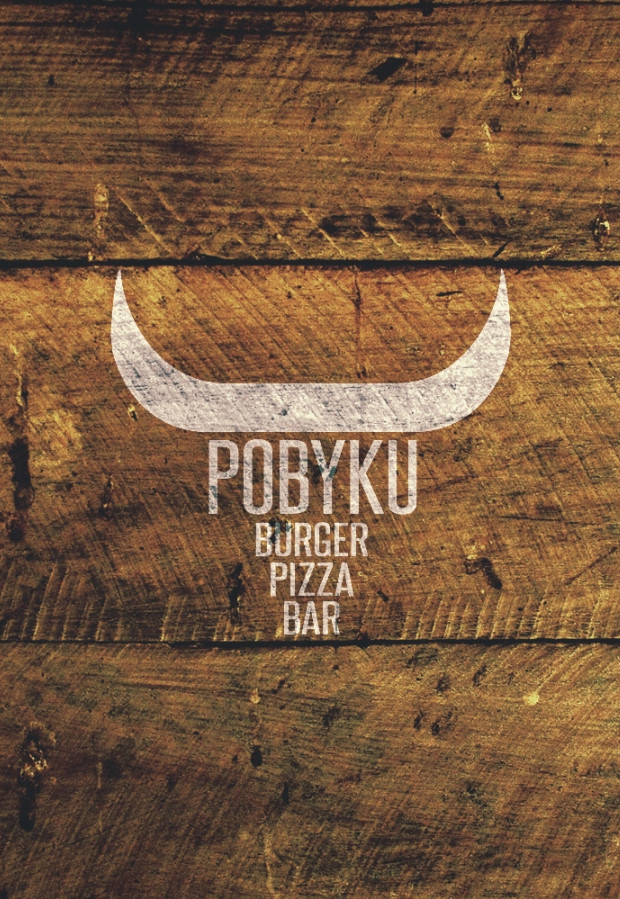 Projekt identyfikacji wizualnej i logo restauracji “POBYKU”