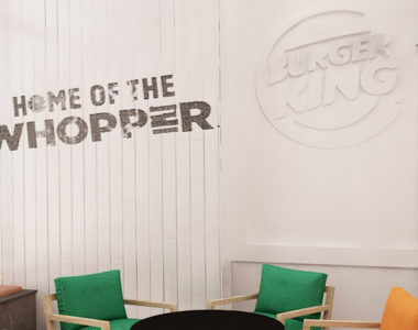 Koncept sieci restauracji Burger King